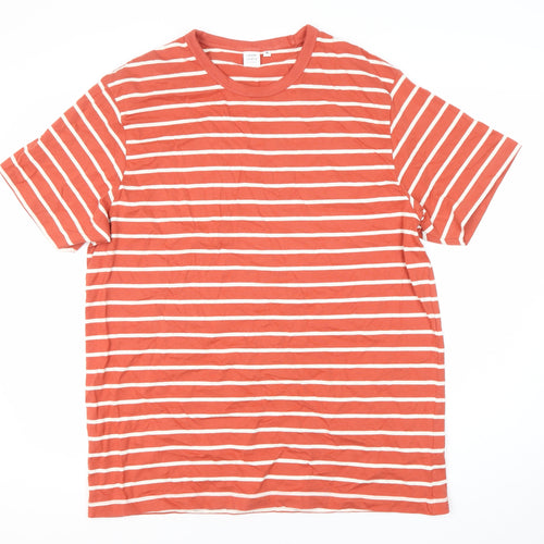 John Lewis Red Striped T-Shirt XL Casual Unisex