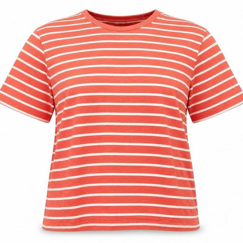 John Lewis Red Striped T-Shirt XL Casual Unisex