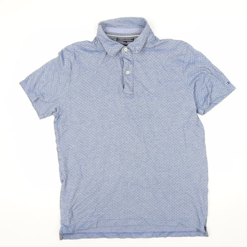 Tommy Hilfiger Men's Blue Slim Fit Polo Shirt XL