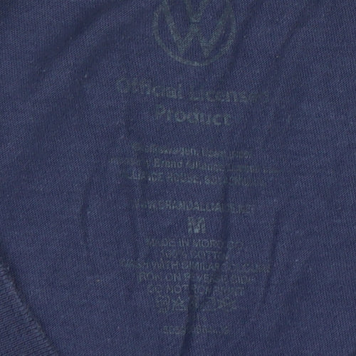 Volkswagen Men's Blue Graphic T-Shirt Size M