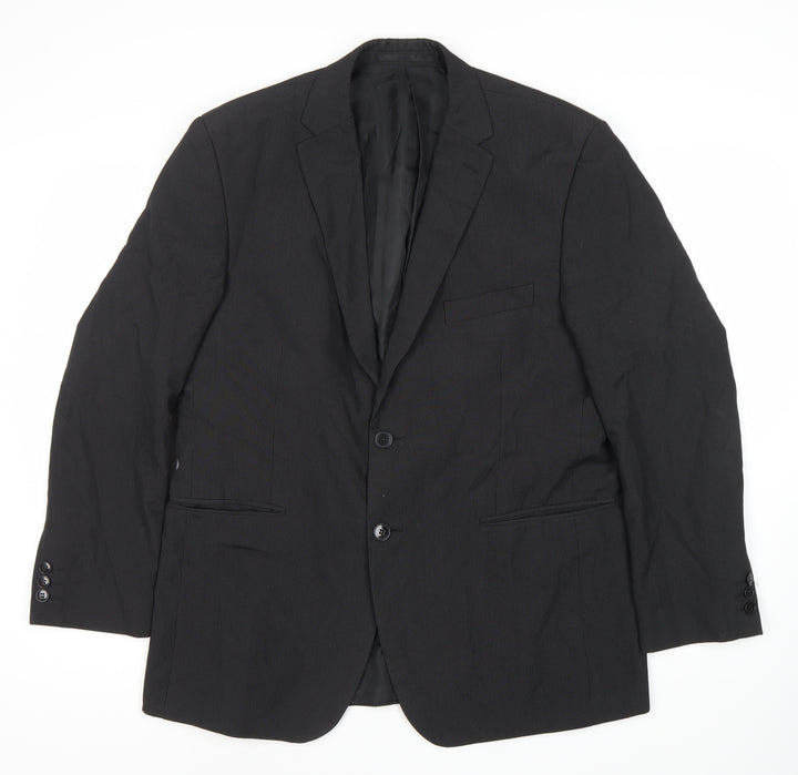 Thomas Nash Men's Black Blazer Jacket, 42 in, Short