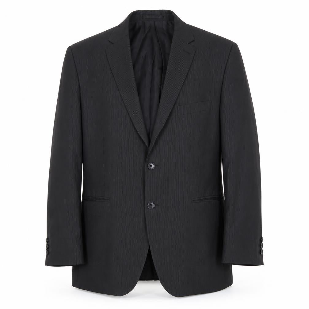 Front view of Thomas Nash Men's Black Blazer Jacket, 42 in, Short