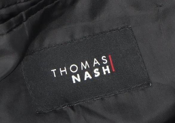 Thomas Nash Men's Black Blazer Jacket, 42 in, Short