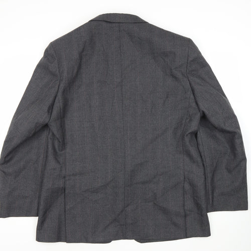 C&A Men's Grey Blazer, 44 Regular Fit