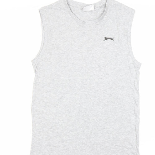 Slazenger Men's Grey Sleeveless T-Shirt XS