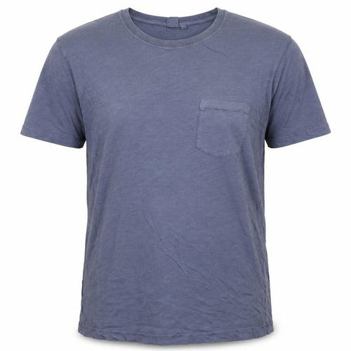John Lewis Men's Blue Crew Neck Cotton T-Shirt, Size L