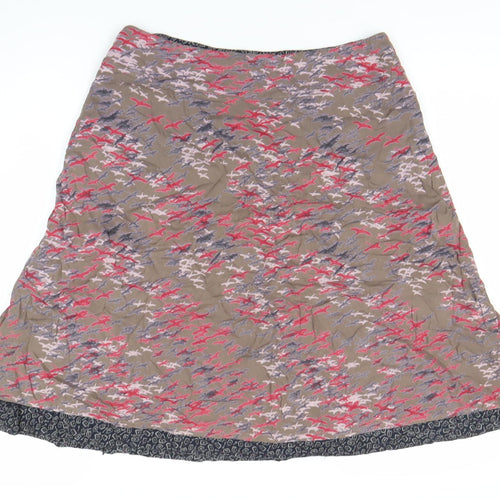 H&M Women's Multicoloured Geometric Skirt Size 12