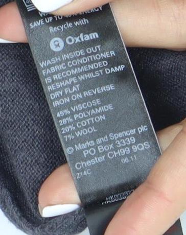 Marks and Spencer Women's Grey Long Sleeve Dress