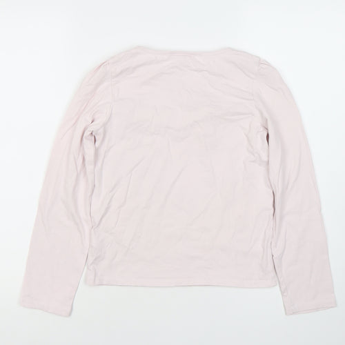 The Little White Company Pink Teens Long Sleeve T-Shirt