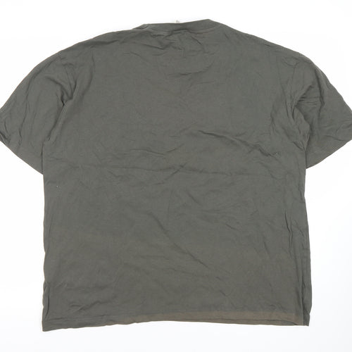 Champion Men's Grey Short Sleeve T-Shirt, L