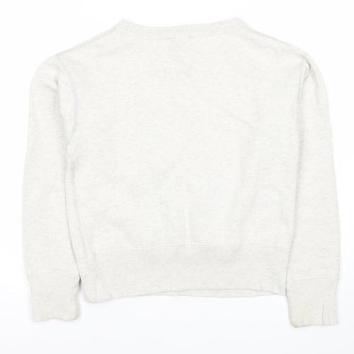 Ralph Lauren Ivory Logo Cotton Blend Sweatshirt, Medium, Unisex
