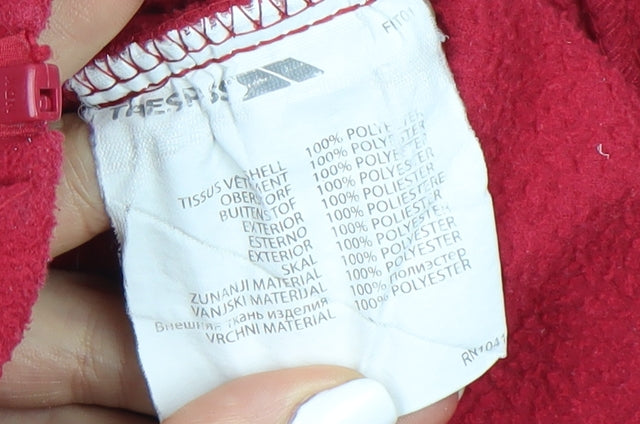 Trespass Women's Red XS Fleece Jacket