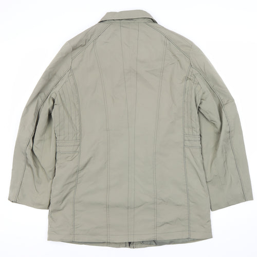 Isabell Women's Green Mid-Length Coat Size 16