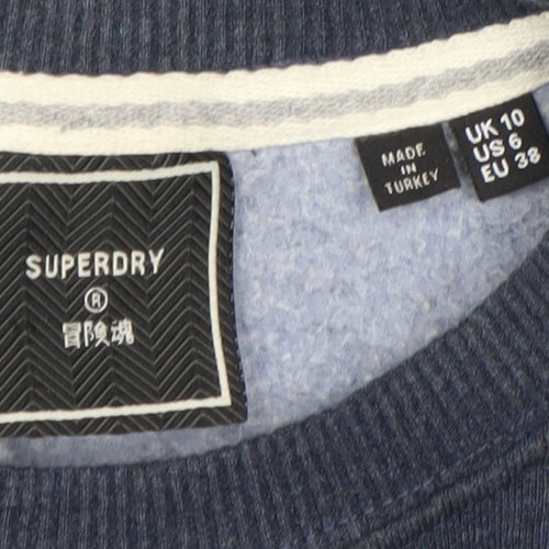 Superdry Women's Blue Pullover Sweatshirt Size 6