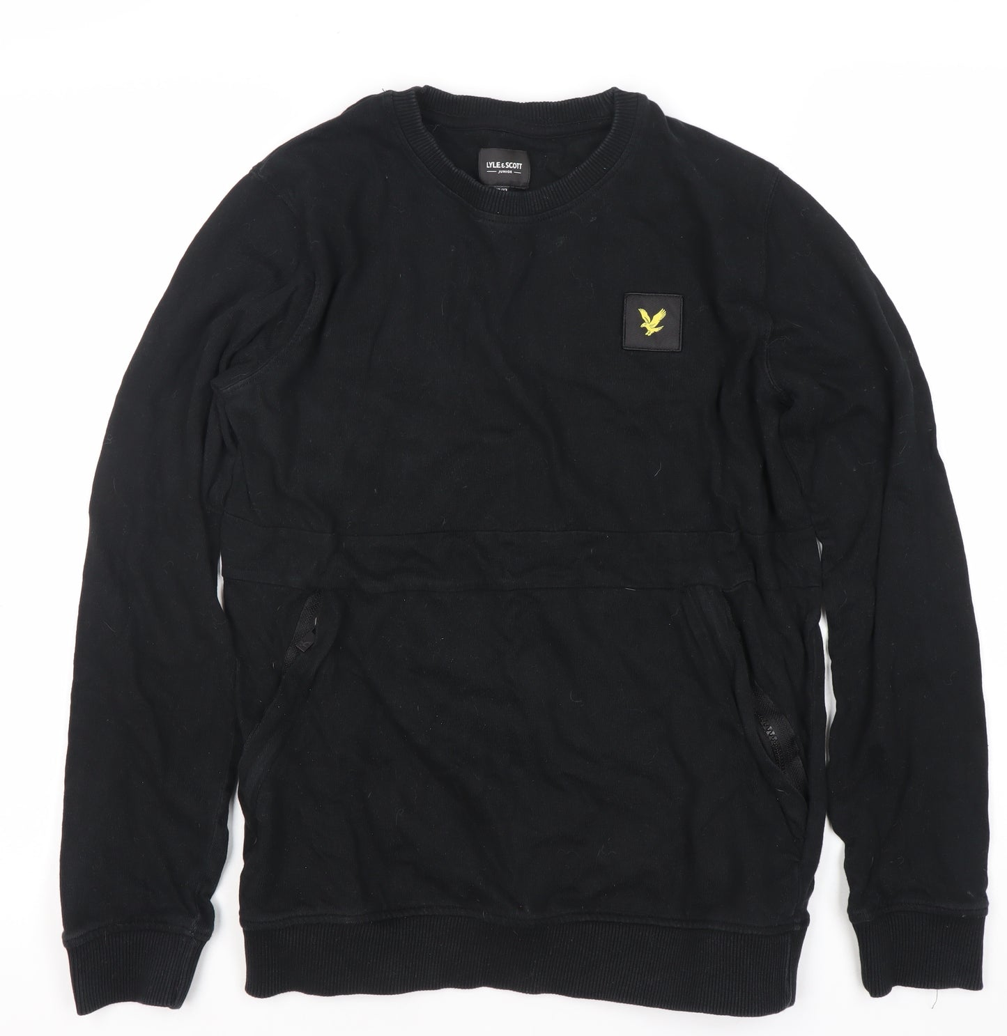 Lyle & Scott Boys Black Pullover Sweatshirt 12-13 Years