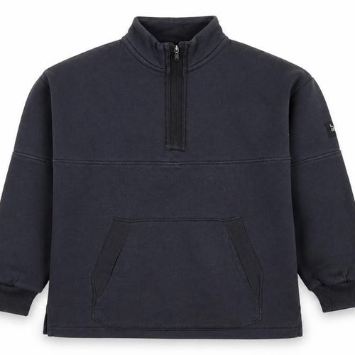 Marks and Spencer Boys Black Fleece Hoodie 9-10 Years