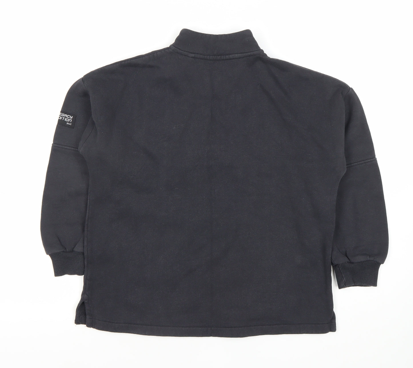 Marks and Spencer Boys Black Fleece Hoodie 9-10 Years