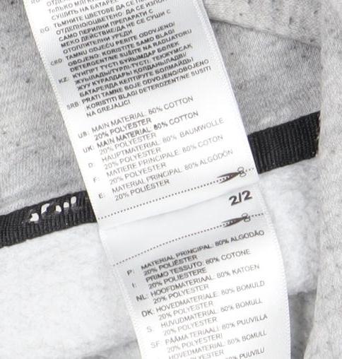 Adidas Men's Grey XL Pullover Hoodie