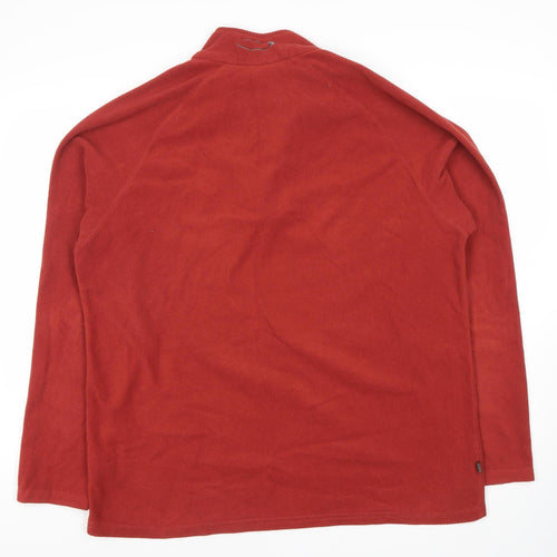 Mountainlife Men's Red XL Fleece Pullover Sweatshirt