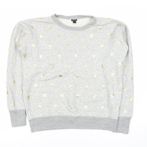 J.Crew Women's Grey Pullover Sweatshirt XS