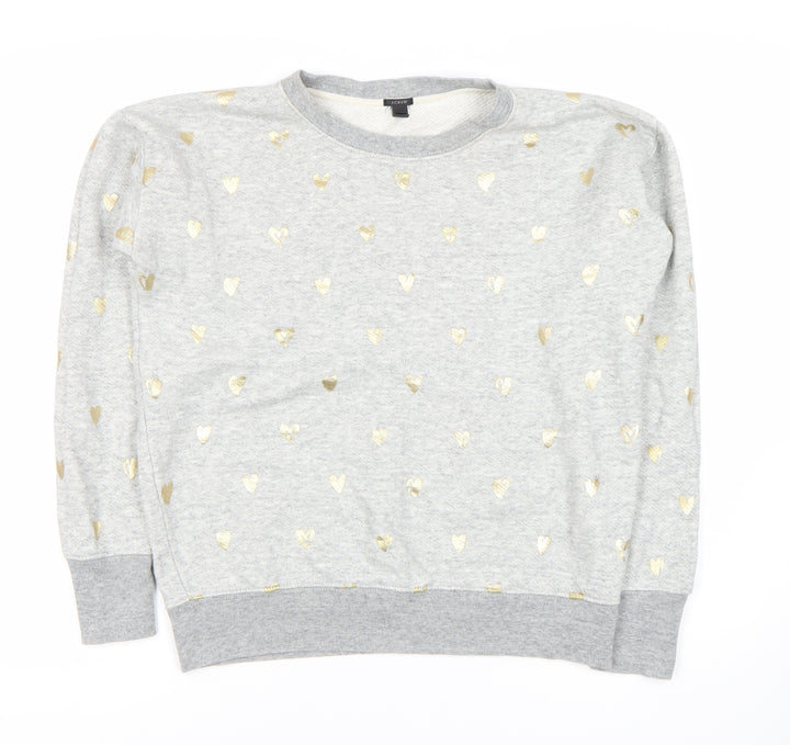 J.Crew Women's Grey Pullover Sweatshirt XS