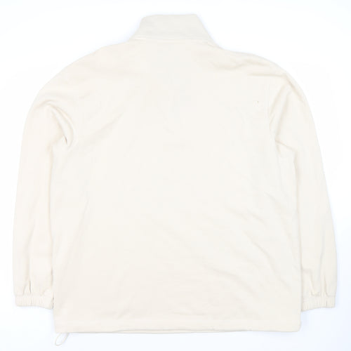 JACK & JONES Beige XL Men's Henley Sweatshirt