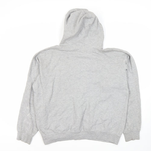 NYC Unisex Adults Grey Pullover Hoodie L