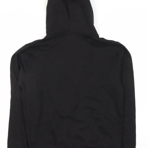 DE-LUX Unisex Adults Black XS Hoodie with Graphic Print
