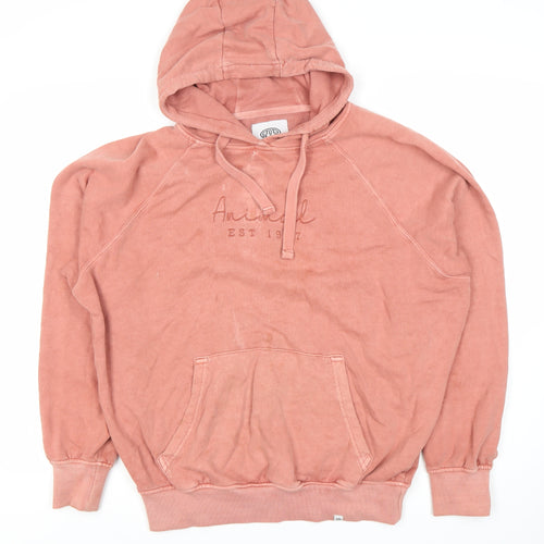 Animal Women's Pink Pullover Hoodie Size 8
