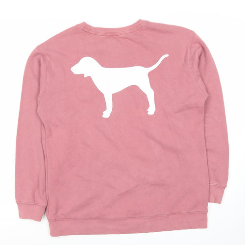Victoria's Secret PINK Women's Pink Pullover Sweatshirt S