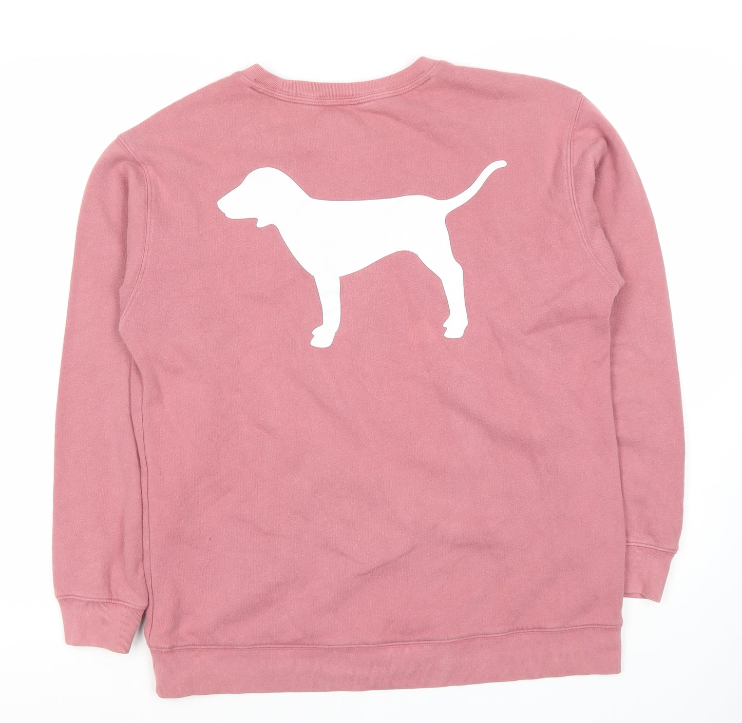 Victoria's Secret PINK Women's Pink Pullover Sweatshirt S