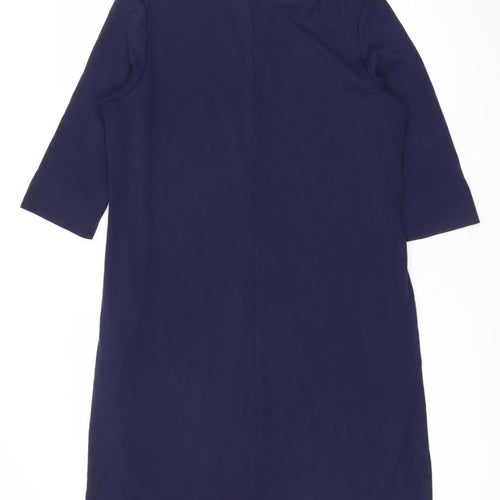 Esprit Women's Blue 3/4 Sleeve Shift Dress Size 12