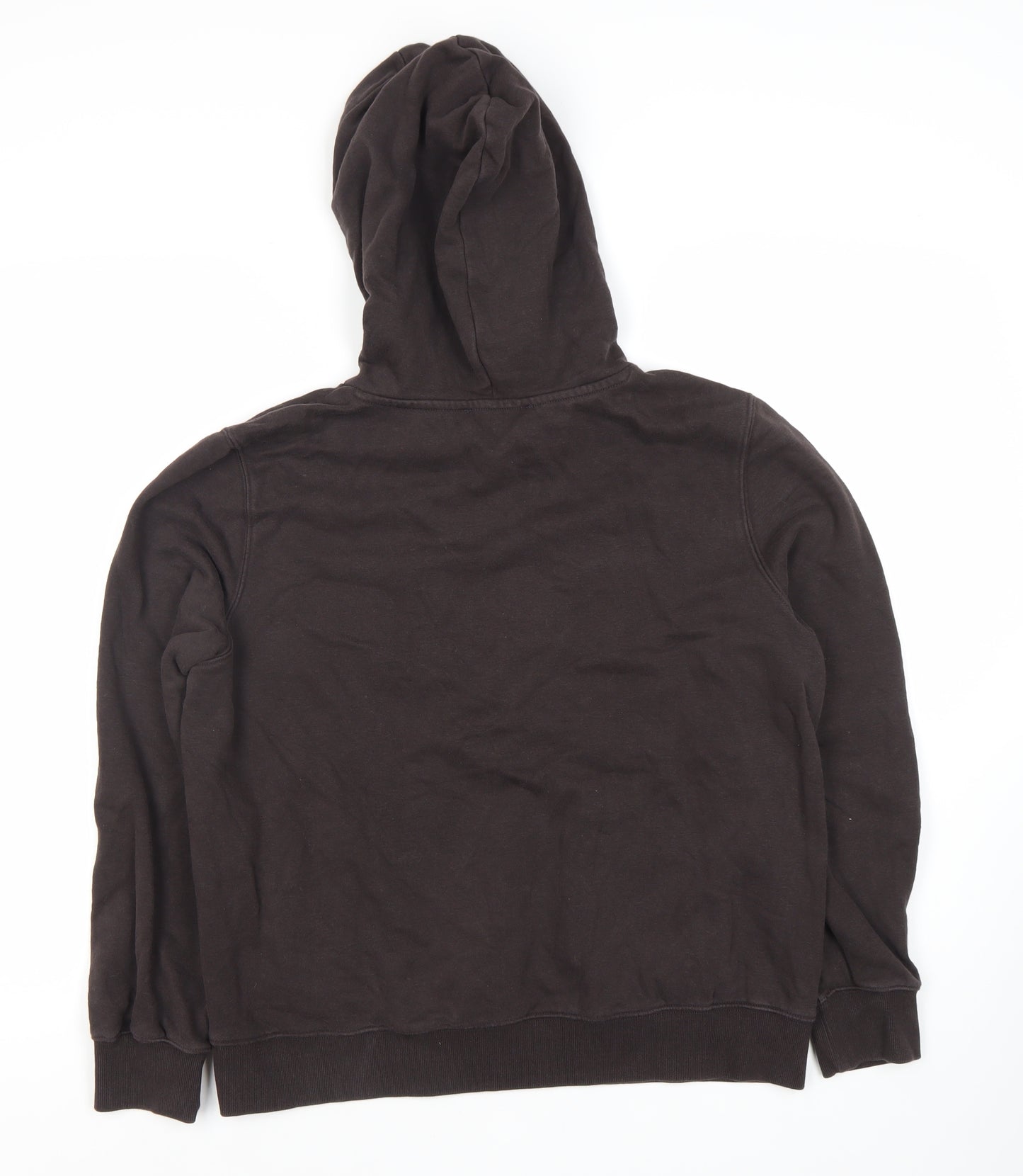 Marks and Spencer Black Hoodie XS Unisex Logo Pullover