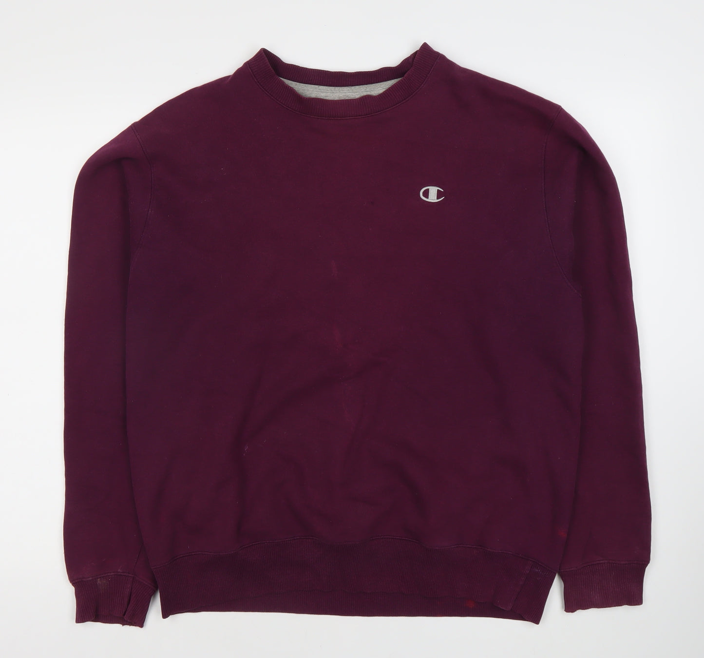 Champion Men's Purple Pullover Sweatshirt M