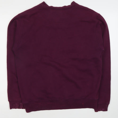 Champion Men's Purple Pullover Sweatshirt M