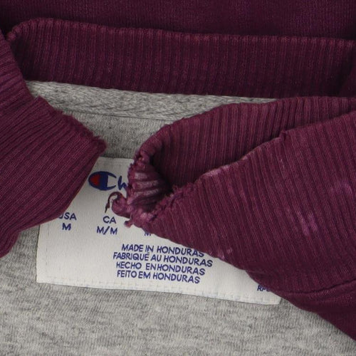 Champion Men's Purple Pullover Sweatshirt M