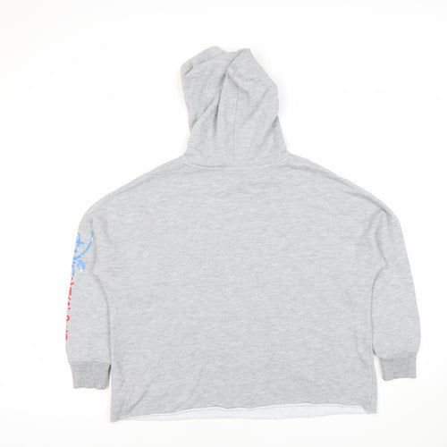 Disneyland Paris Teens Grey Mickey Hoodie, Size 10, Sequin Detail