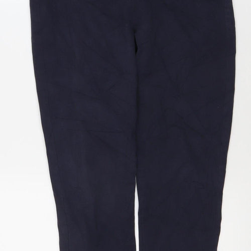 Jaeger Women's Blue Trousers Size 12 Regular Fit