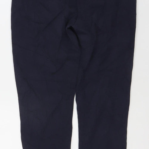 Jaeger Women's Blue Trousers Size 12 Regular Fit