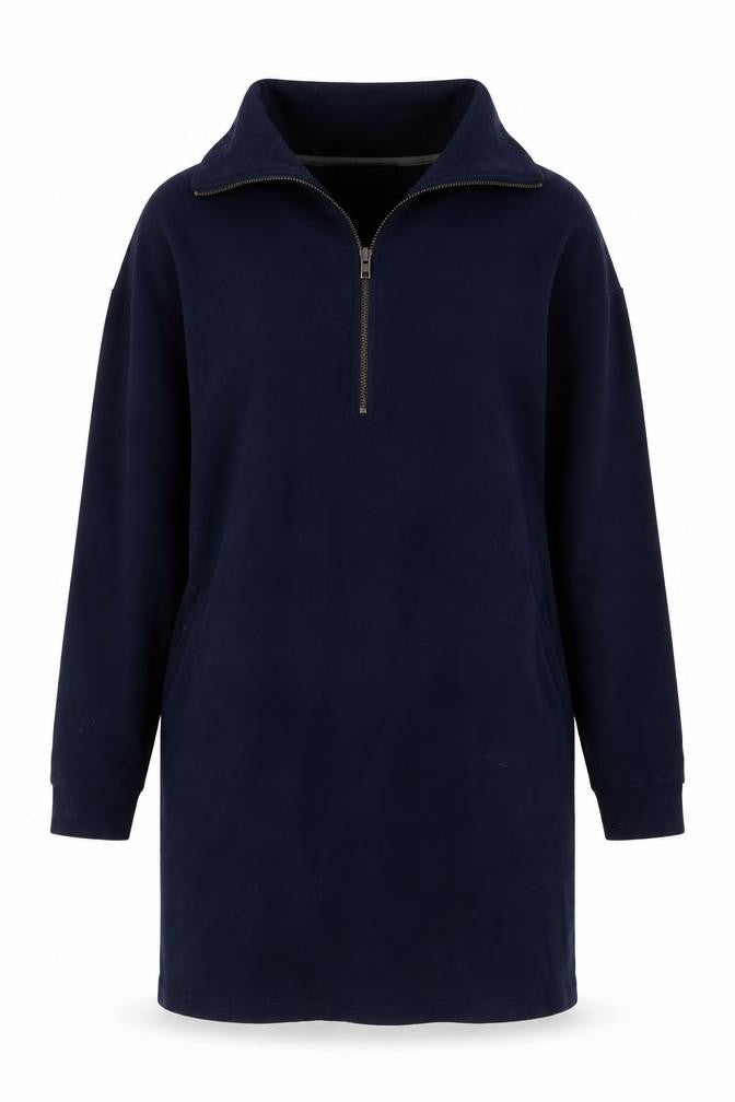 BAM Women's Blue Long Sleeve Hooded Dress - Size 8