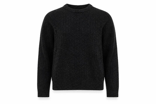 Front view of Jack Wills Black Wool Kids jumper, size 16
