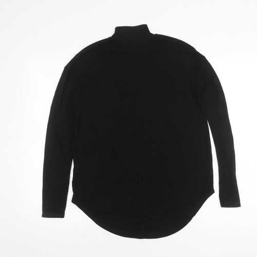 Next Women's Black Long Sleeve Mock Neck Top Size 6