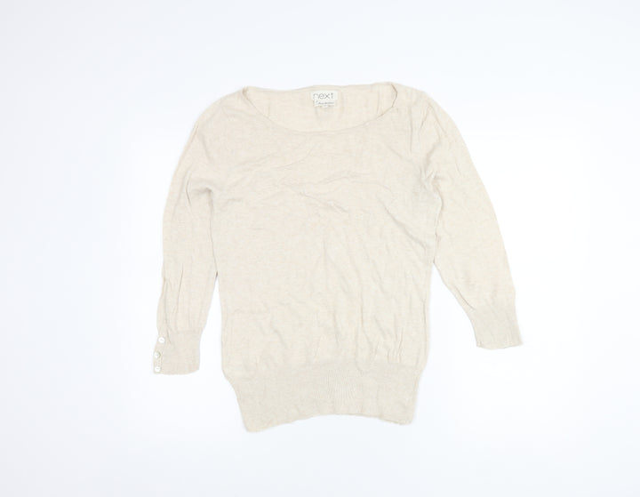 Next Women's Beige Pullover Jumper Size 12