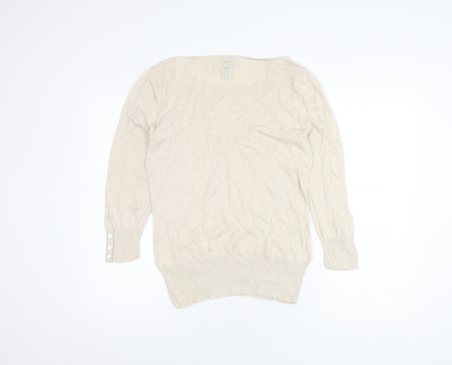 Next Women's Beige Pullover Jumper Size 12