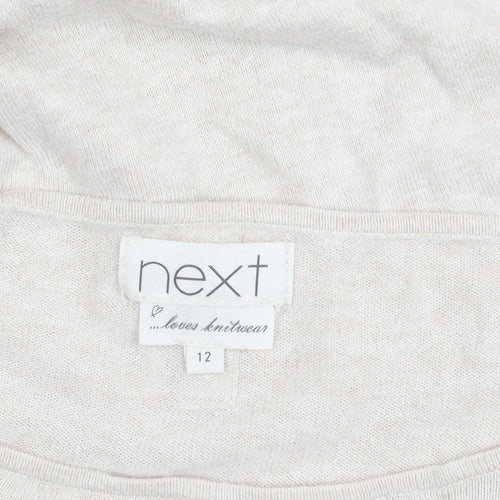 Next Women's Beige Pullover Jumper Size 12