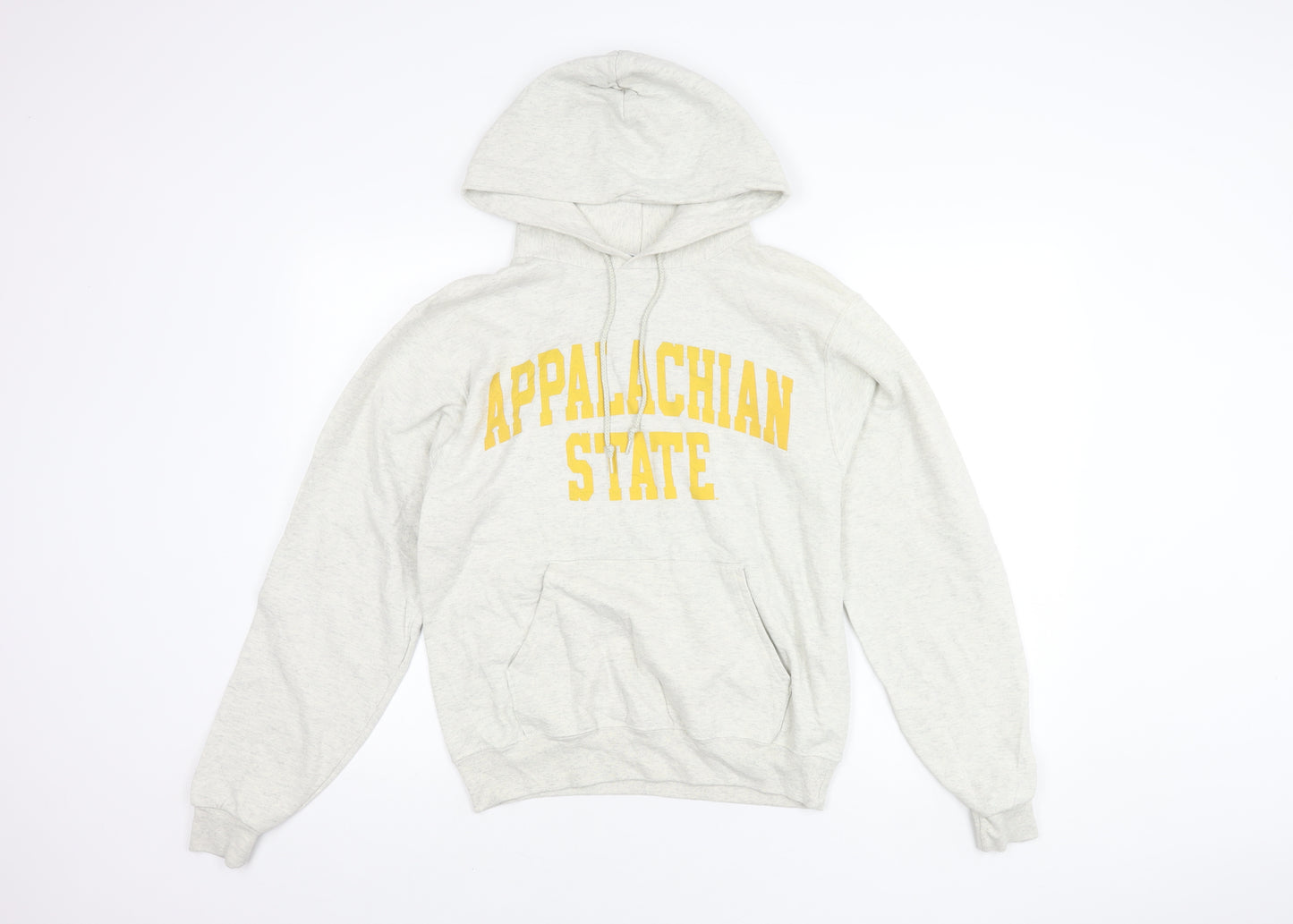Champion Unisex Grey Pullover Hoodie S - Casual Fleece
