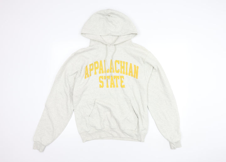 Champion Unisex Grey Pullover Hoodie S - Casual Fleece