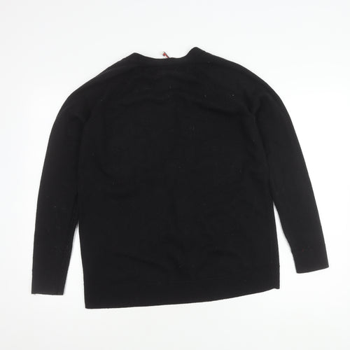 Gap Women's Black V-Neck Cardigan M