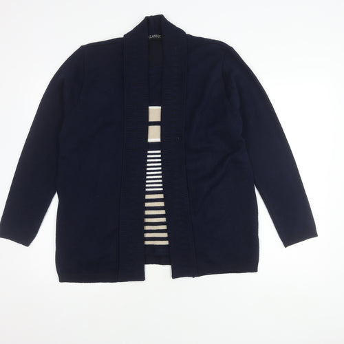 Classic Women's Blue Cardigan Size 12