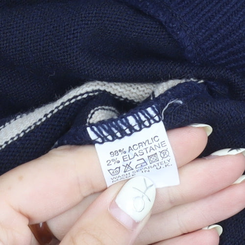 Classic Women's Blue Cardigan Size 12